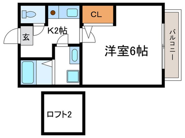 コ－ト桂の物件間取画像